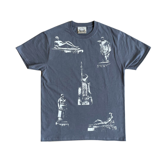 Zyy-shirt Statues Gris